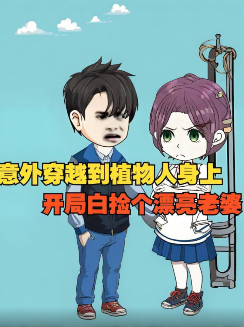 意外穿越到植物人身上，开局白捡个漂亮老婆封面图