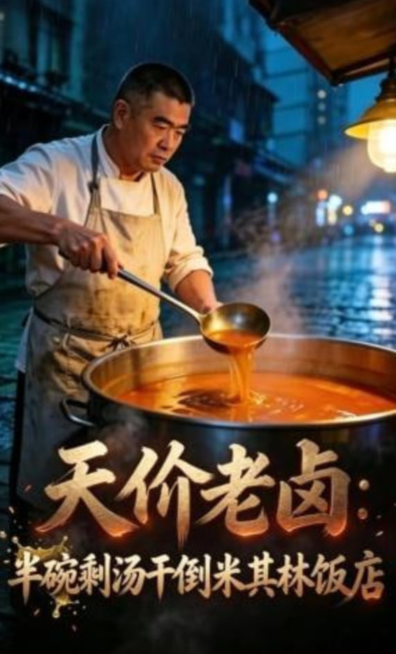 天价老卤：半碗剩汤干倒米其林饭店封面图